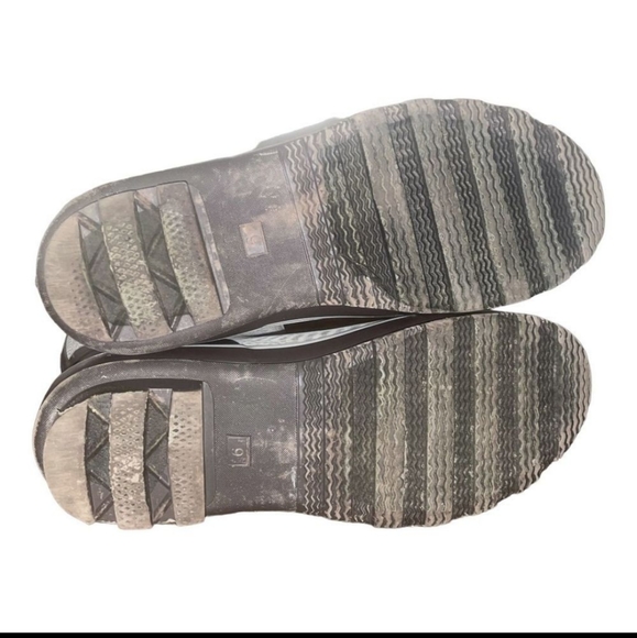 Arctic Shield Ranch Boots Grey & Cream Fabric Uppers over rubber w Furry Liners - Picture 5 of 6